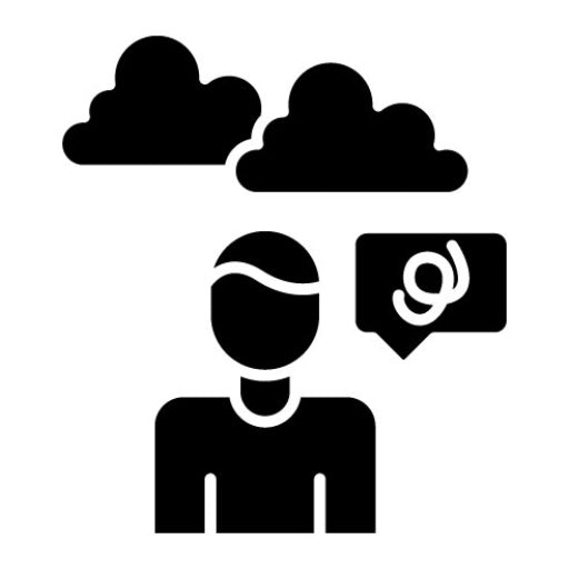 Childhood Depression Glyph Icon