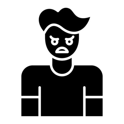 Aggression Glyph Icon