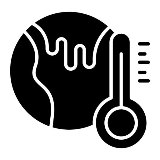 Global Waming Glyph Icon