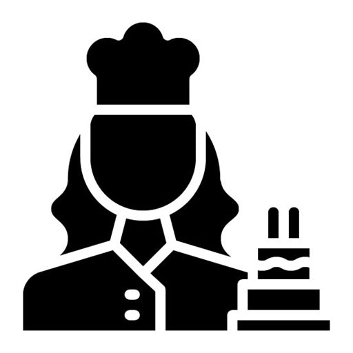 Baker Glyph Icon | Cleaning and Dusting