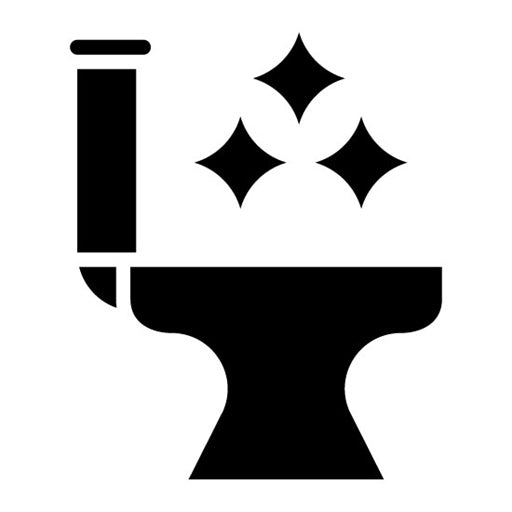 Cleaning Bathroom Glyph Icon