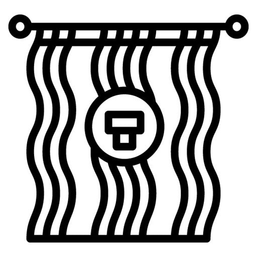 Cleaning Curtains Icon