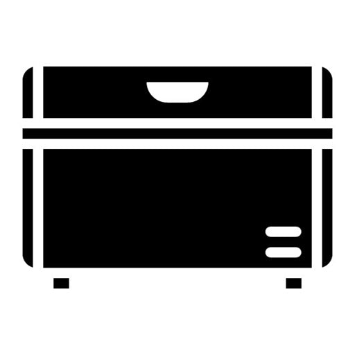 Cleaning Freezer Glyph Icon