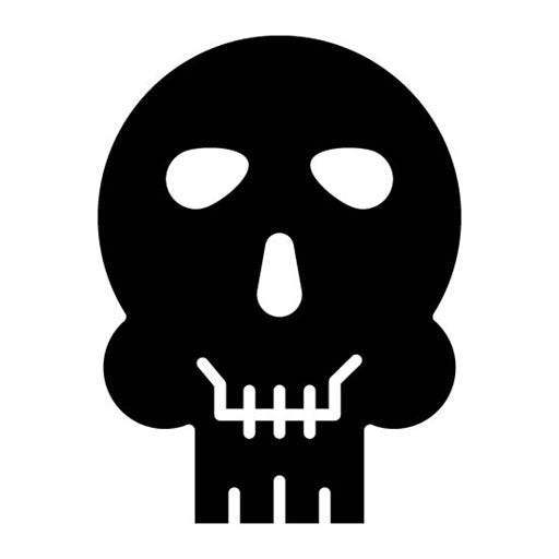 Skull Glyph Icon | Human Anatomy
