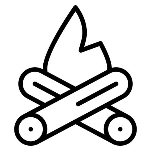 Campfire Icon | Outdoor Fun