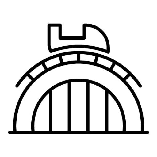 Roller Coaster Icon | Amusement Park