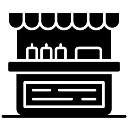 Concession Stand Glyph Icon