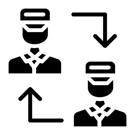 Coaching Glyph Icon | Leadership