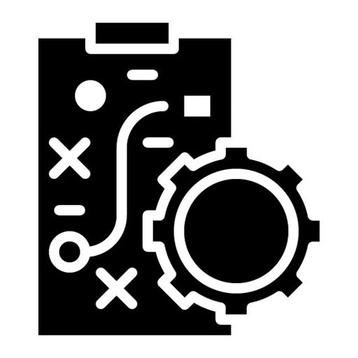 Strategic Planning Glyph Icon | Leadership