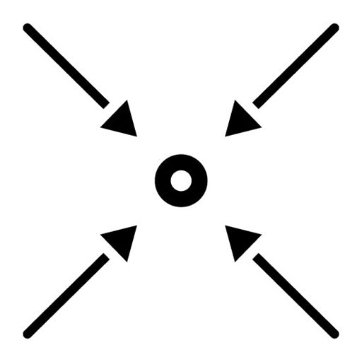 Alignment Glyph Icon | Business Analytics