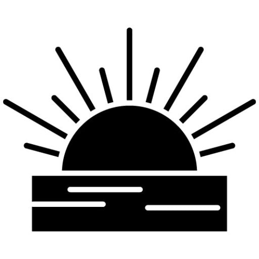 Sunrise Glyph Icon