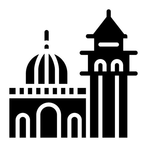 Piazza San Marco Glyph Icon