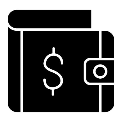 Wallet Glyph Icon | Fashion