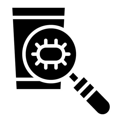 Contaminated Surfaces Glyph Icon