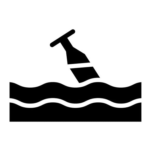 Waste Glyph Icon