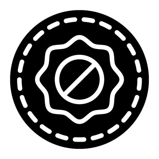 Ultra Violet Fabric Glyph Icon