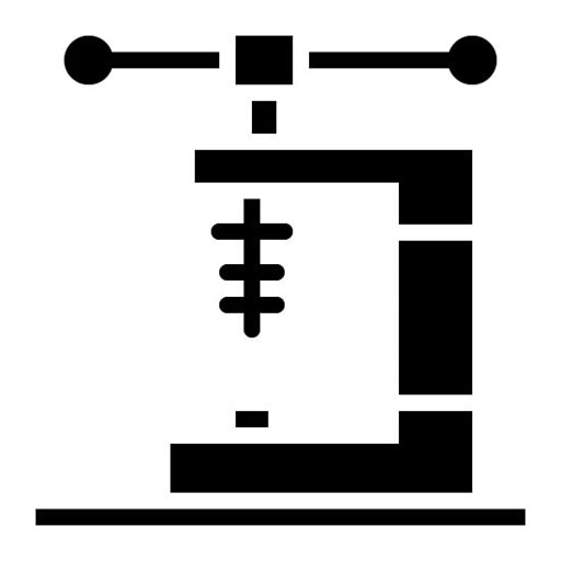 Vise Glyph Icon