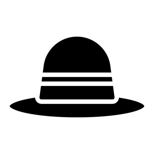Women Hat Glyph Icon