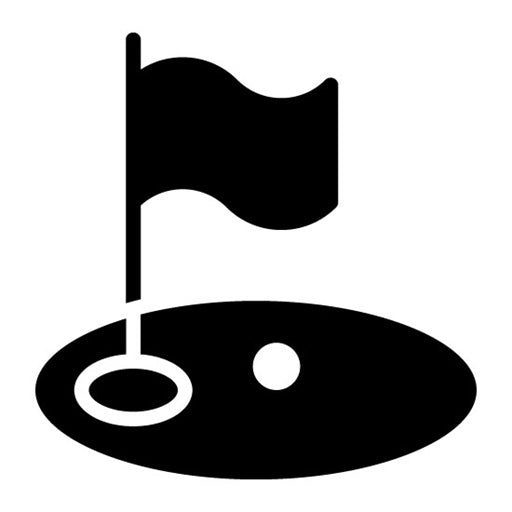 Golf Glyph Icon