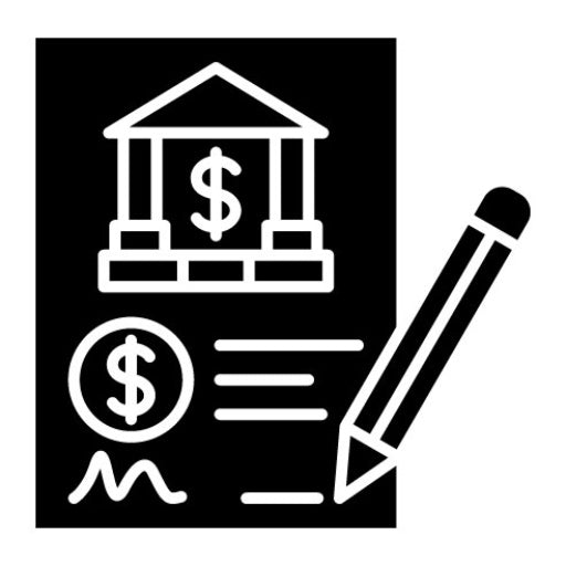 Contract Glyph Icon | Banking and Finance
