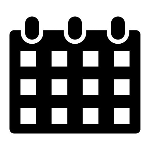 Calendar Glyph Icon | Laundry