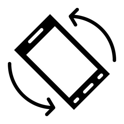 Auto Rotate Glyph Icon