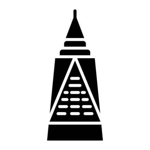 Trade Center Glyph Icon