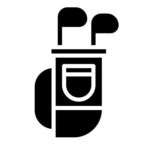 Golf Bag Glyph Icon