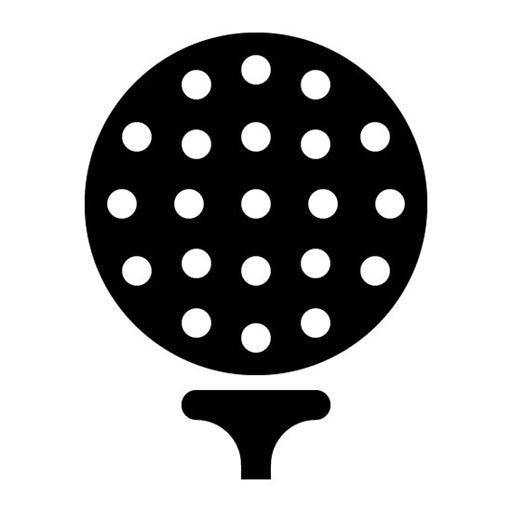 Golf Ball Glyph Icon