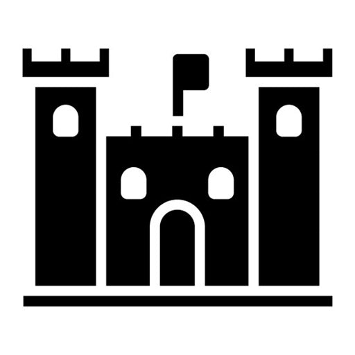 Castle Glyph Icon | Fairytale