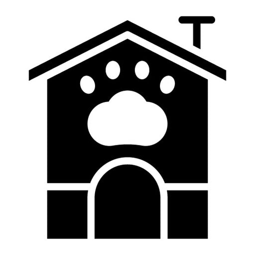 Pet Boarding Glyph Icon