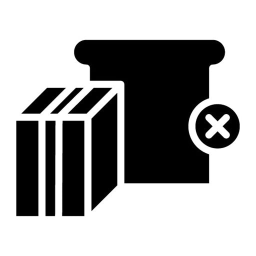 Food Scarcity Glyph Icon