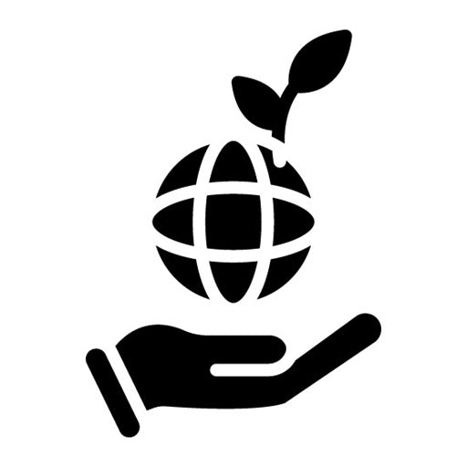 Sustainable Development Glyph Icon | Global Warming