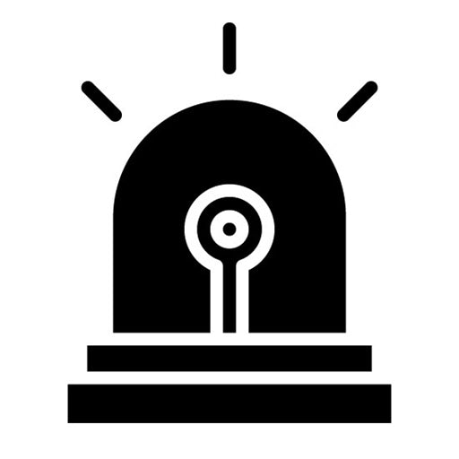 Alarm Glyph Icon | Public Services