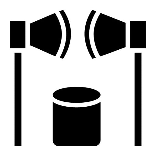 Hatchet Glyph Icon | Public Services