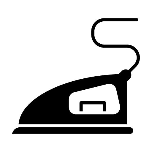 Iron Glyph Icon | Sewing