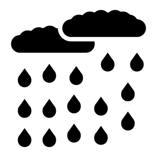 Raining Glyph Icon