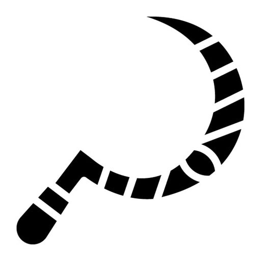 Sickle Glyph Icon