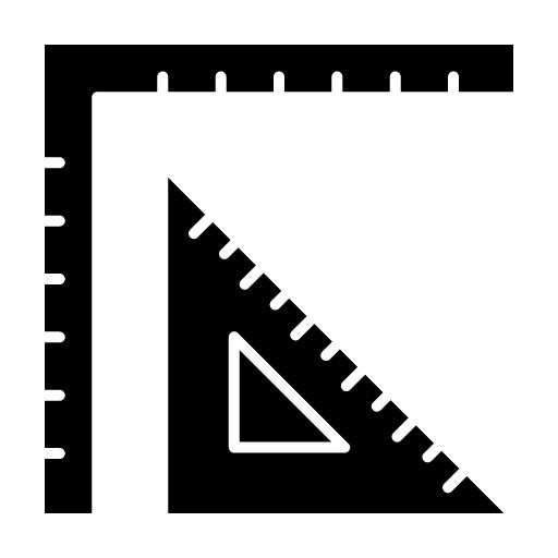 Ruler Glyph Icon | Sewing