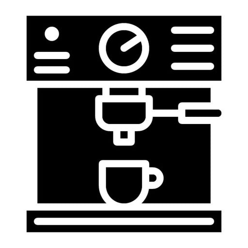 Coffee Machine Glyph Icon