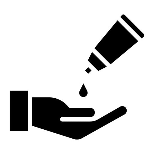 Applying Creme Glyph Icon