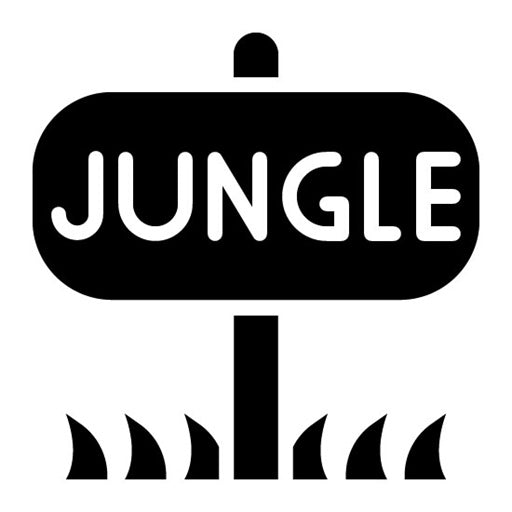 Jungle Glyph Icon