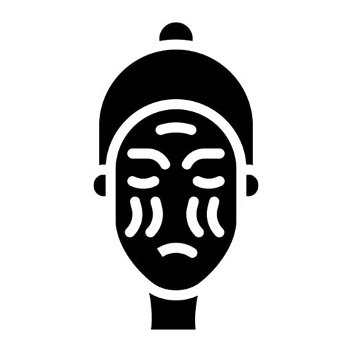 Wrinkles Glyph Icon