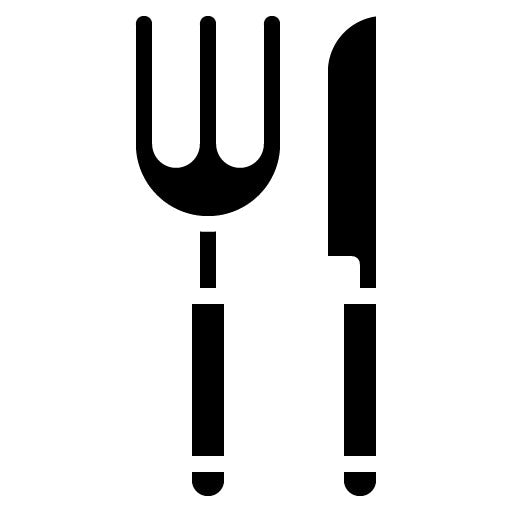 Cutlery Glyph Icon | Nursing Home