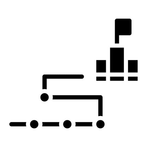 Goals Planning Glyph Icon