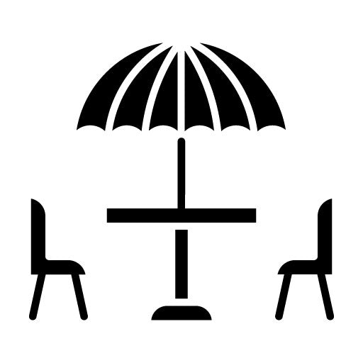 Cafe Glyph Icon | Street Market