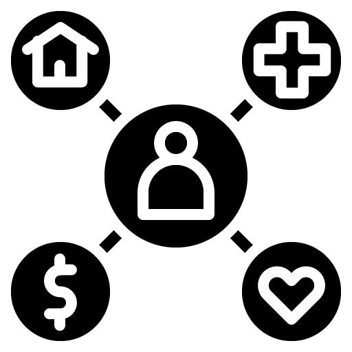 Welfare Glyph Icon