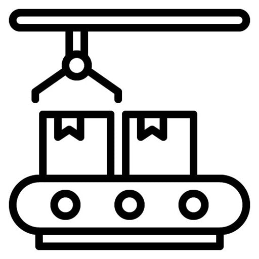 Assembly Line Icon | Mass Production