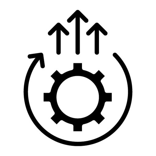 Output Rate Glyph Icon