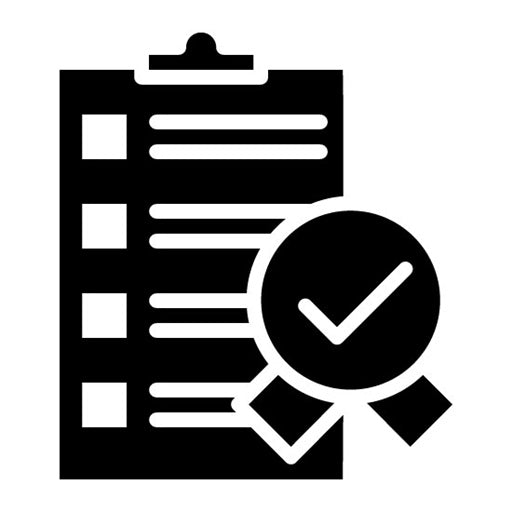 Quality Standards Glyph Icon